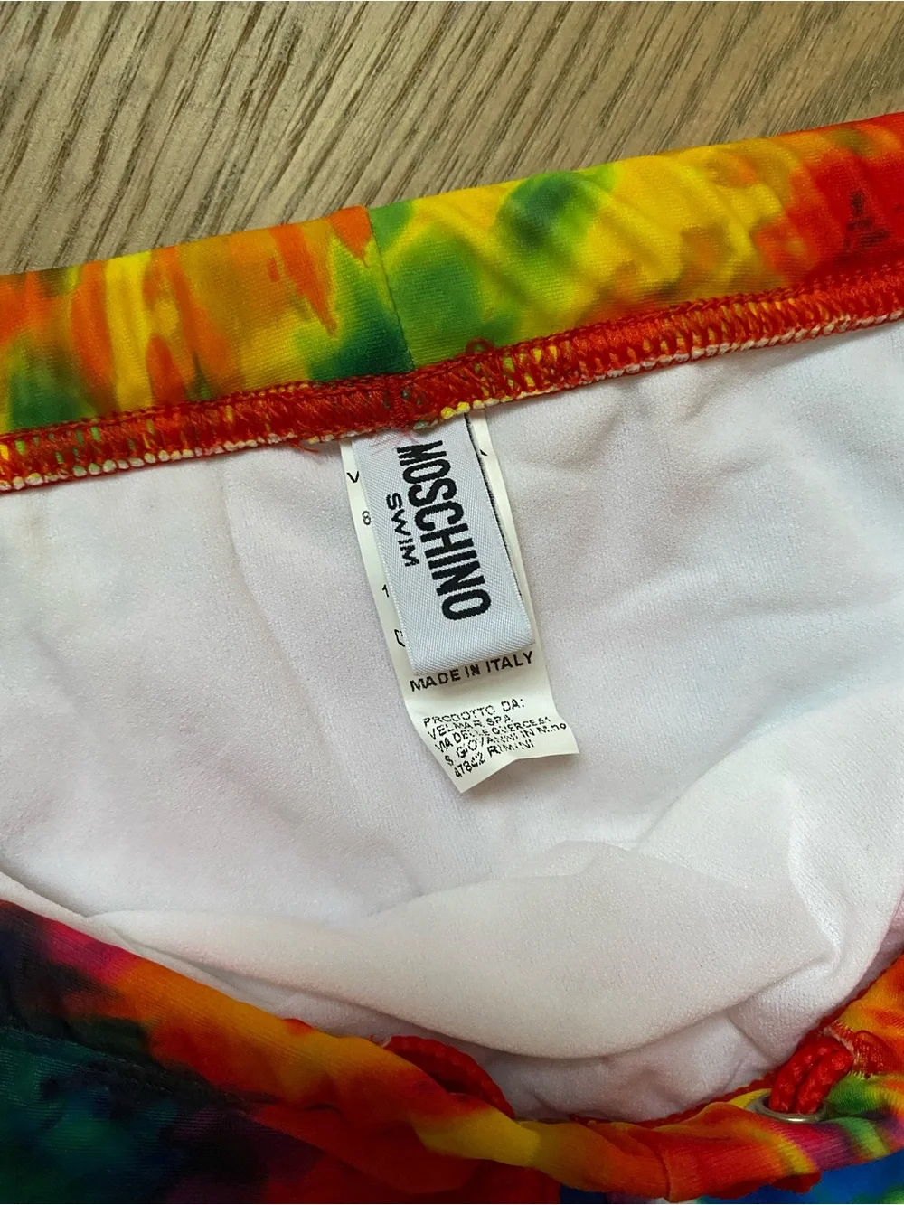 Moschino Tie-Dye Logo Swim Shorts - Multi
